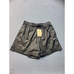 Nike Sportswear Essential Repel Mid Rise Shorts Women's Sz S Black Brand New